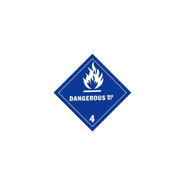 Dangerous When Wet Label