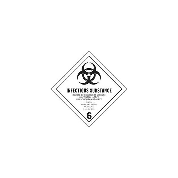 Infectious Substances Placard