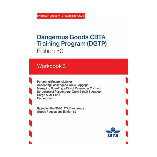 Workbook 3: Passenger Handling Staff & Flight Crew - 50th Edition 2026