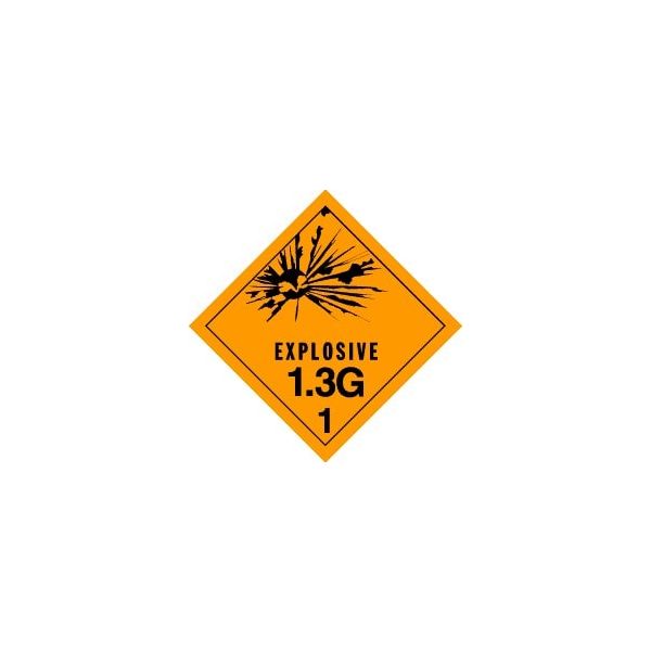 Explosives 1.3G Label