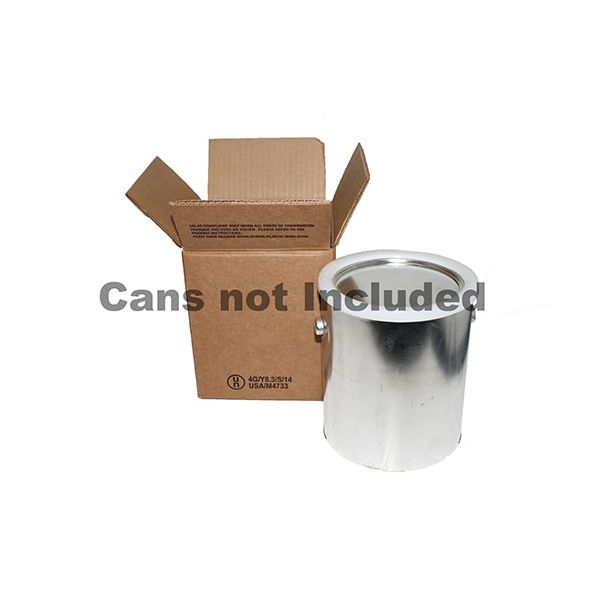 1 x 1 Gallon Metal Paint Can Box