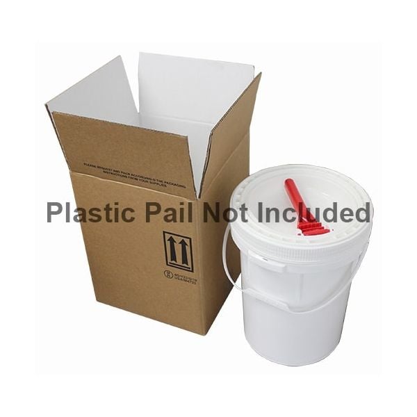 5 Gallon Plastic Pail w/ Twist Off Lid Shipper (4G/Y32)