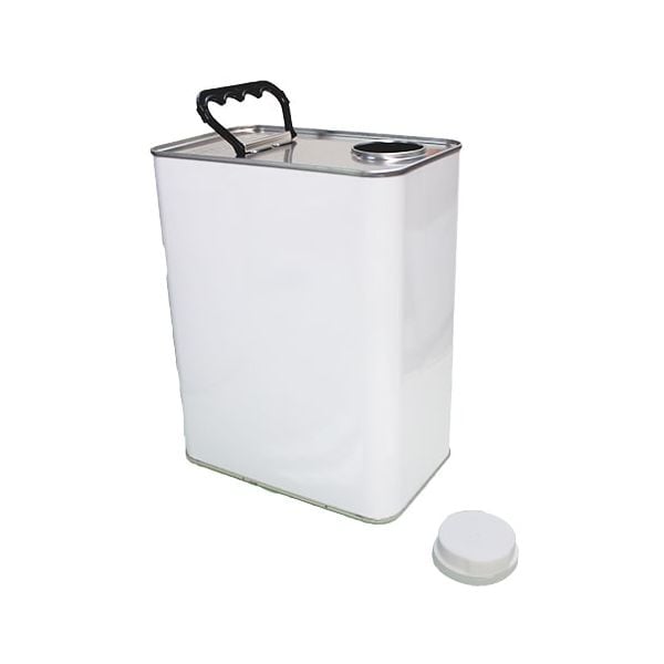 1 Gallon F-SYLE 42 REL White Ext. Unlined Int. Version #2 IT w/ Plastic Handle & White Cap