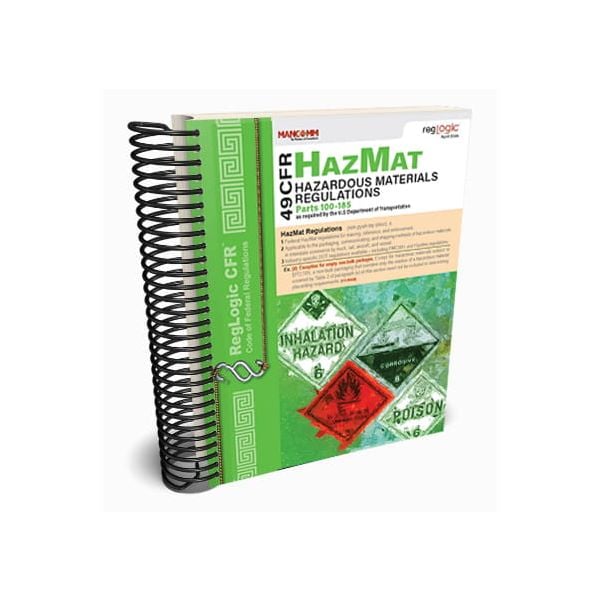 Hazmat 49 CFR Parts 100-185 - Spiral Bound - (March 2026)