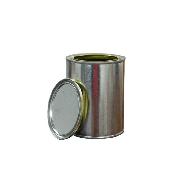 1 Quart Gold Lined Metal Paint Can with Lid