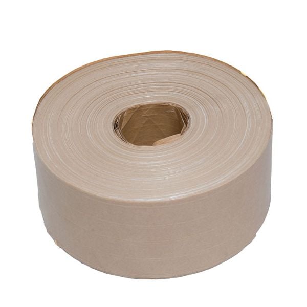 3" Brown Water Activated Heavy Duty Reinforced Adhesive Tape Case of 6