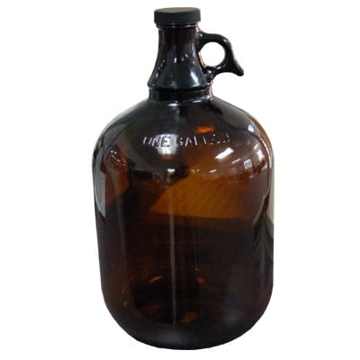 1 Gallon Glass Jug (Amber)