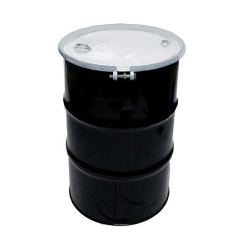 30 Gallon (NEW) Open Head UN Rated Steel Drum with Ring Lock Lid
