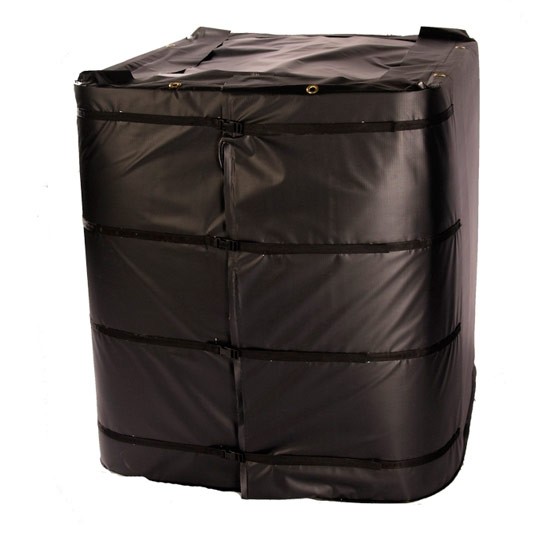 Tote Heater: Powerblanket Insulated Tote Heater — 330-Gallon with Adjustable Themostatic Controller
