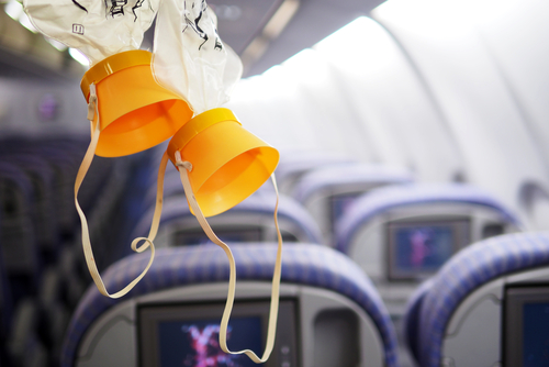 cabin oxygen mask airplane