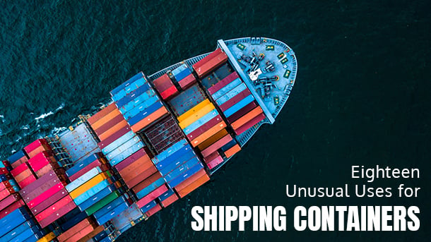 18 uses shipping containers
