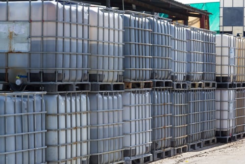 IBC chemical storage containers