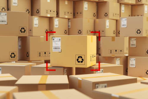 cardboard boxes