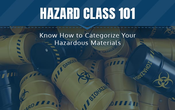 how to categorize hazardous materials