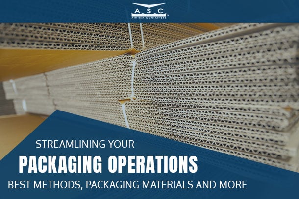 streamlining packaging operations methods and materials