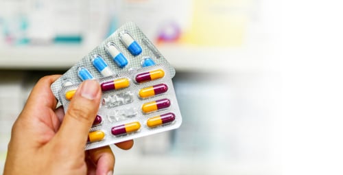 over the counter capsules in blister package