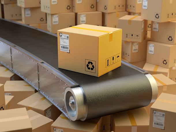 Package delivery, packaging service