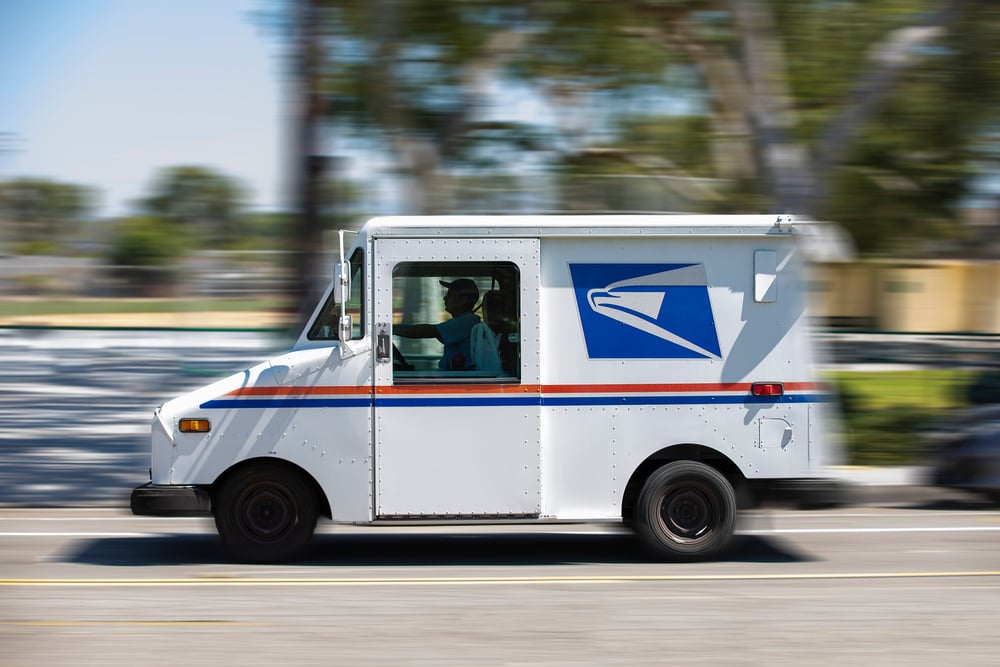 us postal service truck